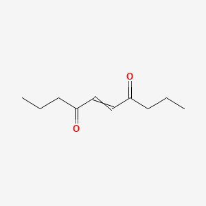 molecular formula C10H16O2 B3302014 Dec-5-ene-4,7-dione CAS No. 91482-31-4