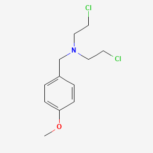 molecular formula C12H17Cl2NO B3302105 Bis-(2-chloro-ethyl)-(4-methoxy-benzyl)-amine CAS No. 91561-99-8