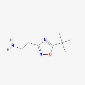 B3302126 2-(5-Tert-butyl-1,2,4-oxadiazol-3-yl)ethanamine CAS No. 915702-27-1