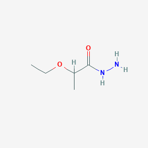 molecular formula C5H12N2O2 B3302207 2-Ethoxypropanohydrazide CAS No. 915921-92-5