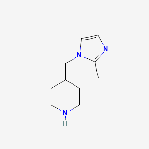 4-((2-Methyl-1H-imidazol-1-yl)methyl)piperidine