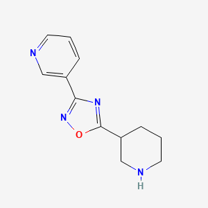 5-(Piperidin-3-yl)-3-(pyridin-3-yl)-1,2,4-oxadiazole