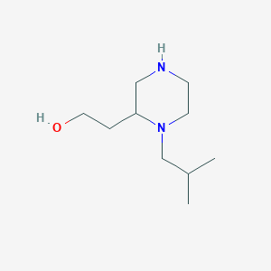 2-(1-Isobutylpiperazin-2-yl)ethanol