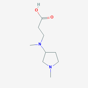 3-(Methyl(1-methylpyrrolidin-3-yl)amino)propanoic acid