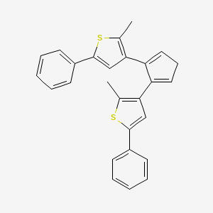 Thiophene, 3,3'-(1,4-cyclopentadiene-1,5-diyl)bis[2-methyl-5-phenyl-