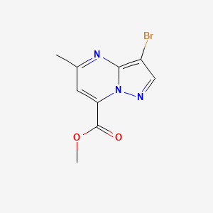 Methyl 3-bromo-5-methylpyrazolo[1,5-a]pyrimidine-7-carboxylate
