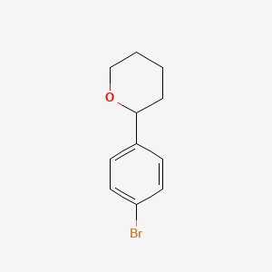 2H-Pyran, 2-(4-bromophenyl)tetrahydro-