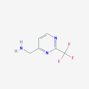4-Pyrimidinemethanamine, 2-(trifluoromethyl)-