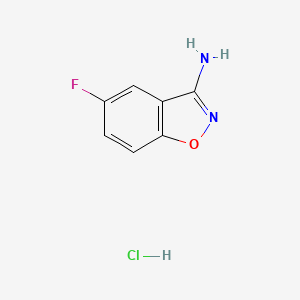 5-Fluorobenzo[d]isoxazol-3-amine hydrochloride