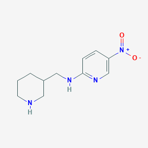 (5-Nitro-pyridin-2-yl)-piperidin-3-ylmethyl-amine