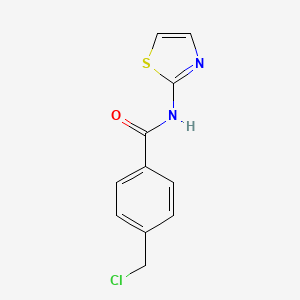 B3302446 4-Chloromethyl-N-thiazol-2-yl-benzamide CAS No. 916791-23-6