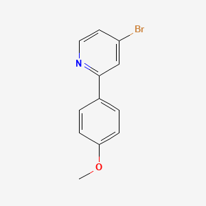 molecular formula C12H10BrNO B3302469 4-Bromo-2-(4-methoxyphenyl)pyridine CAS No. 916824-55-0
