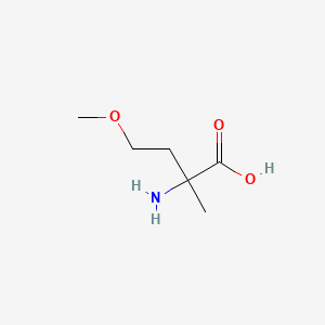 molecular formula C6H13NO3 B3302484 2-Amino-4-methoxy-2-methylbutyric acid CAS No. 91724-73-1