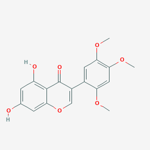 molecular formula C18H16O7 B033025 7-demethylrobustigenin CAS No. 75340-02-2