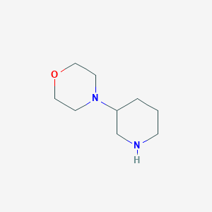molecular formula C9H18N2O B3302533 4-(piperidin-3-yl)morpholine CAS No. 917505-98-7
