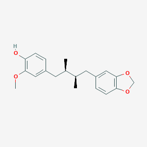rel-4-[(2R,3R)-4-(1,3-Benzodioxol-5-yl)-2,3-dimethylbutyl]-2-methoxyphenol