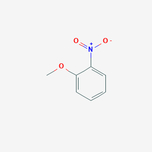 molecular formula NO2C6H4OCH3<br>C7H7NO3<br>C7H7NO3 B033030 2-Nitroanisole CAS No. 91-23-6