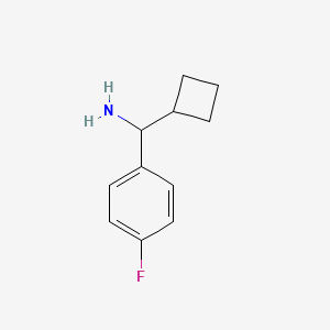 molecular formula C11H14FN B3303491 Cyclobutyl(4-fluorophenyl)methanamine CAS No. 920501-63-9