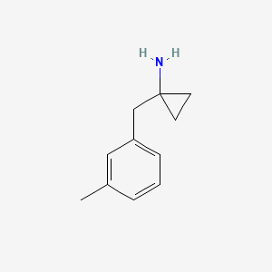 molecular formula C11H15N B3303666 1-(3-Methylbenzyl)cyclopropanamine CAS No. 92146-66-2