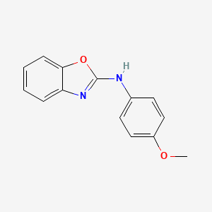 molecular formula C14H12N2O2 B3303752 N-(4-methoxyphenyl)benzo[d]oxazol-2-amine CAS No. 92148-95-3