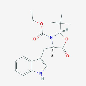 (2R,4R)-2-(tert-Butyl)-3-(ethoxycarbonyl)-4-(indol-3-yl-methyl]-4-methyl-1,3-oxazolidin-5-one
