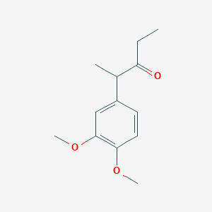 B3304093 2-(3,4-Dimethoxyphenyl)pentan-3-one CAS No. 92156-84-8