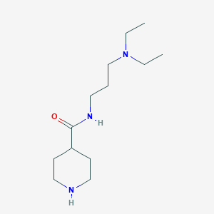 N-[3-(diethylamino)propyl]piperidine-4-carboxamide