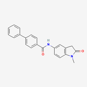 N-(1-methyl-2-oxoindolin-5-yl)-[1,1'-biphenyl]-4-carboxamide