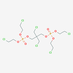 molecular formula C13H24Cl6O8P2 B033046 Phosphoric acid, 2,2-bis(chloromethyl)-1,3-propanediyl tetrakis(2-chloroethyl) ester CAS No. 38051-10-4
