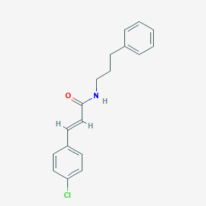 molecular formula C18H18ClNO B330506 3-(4-chlorophenyl)-N-(3-phenylpropyl)acrylamide 