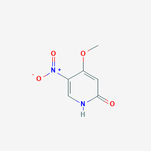 molecular formula C6H6N2O4 B033052 4-Methoxy-5-nitropyridin-2(1H)-one CAS No. 607373-82-0