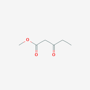 molecular formula C6H10O3 B033057 甲基3-氧代戊酸 CAS No. 30414-53-0