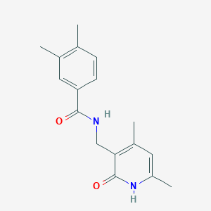 N-[(4,6-dimethyl-2-oxo-1H-pyridin-3-yl)methyl]-3,4-dimethylbenzamide