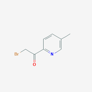 molecular formula C8H8BrNO B3305750 2-Bromo-1-(5-methyl-2-pyridyl)ethanone CAS No. 923956-37-0