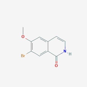 7-bromo-6-methoxyisoquinolin-1(2H)-one