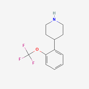 B3305804 Piperidine, 4-[2-(trifluoromethoxy)phenyl]- CAS No. 924275-18-3