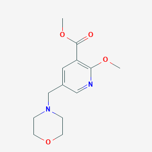 Methyl 2-methoxy-5-(morpholinomethyl)nicotinate