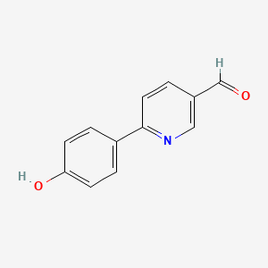 2-(4-Hydroxyphenyl)pyridine-5-carboxaldehyde