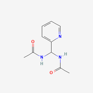 N-[(acetylamino)-2-pyridylmethyl]acetamide