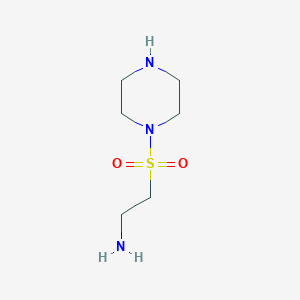 molecular formula C6H15N3O2S B3305889 2-(piperazin-1-ylsulfonyl)ethanamine oxalate CAS No. 924861-63-2