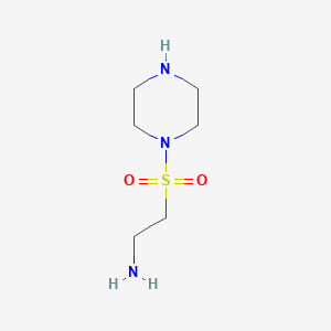 1-(Piperazinylsulfonyl)eth-2-ylamine