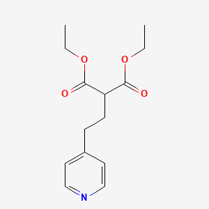 molecular formula C14H19NO4 B3305922 Diethyl 2-[2-(4-pyridyl)ethyl]malonate CAS No. 92501-98-9