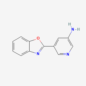 5-(1,3-Benzoxazol-2-yl)pyridin-3-amine