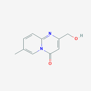 molecular formula C10H10N2O2 B3306010 2-(hydroxymethyl)-7-methyl-4H-pyrido[1,2-a]pyrimidin-4-one CAS No. 926185-92-4