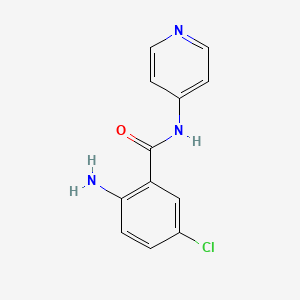 molecular formula C12H10ClN3O B3306044 2-amino-5-chloro-N-(pyridin-4-yl)benzamide CAS No. 926194-69-6