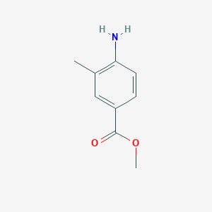 molecular formula C9H11NO2 B033064 Methyl 4-amino-3-methylbenzoate CAS No. 18595-14-7