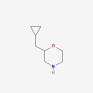 molecular formula C8H15NO B3306511 2-(Cyclopropylmethyl)morpholine CAS No. 927801-20-5