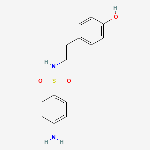 4-Amino-N-(4-hydroxyphenethyl)benzenesulfonamide