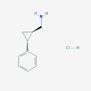 [(1R,2R)-2-phenylcyclopropyl]methanamine hydrochloride