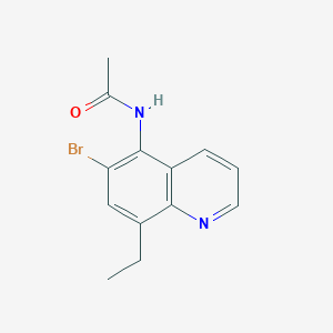N-(6-Bromo-8-ethylquinolin-5-yl)acetamide